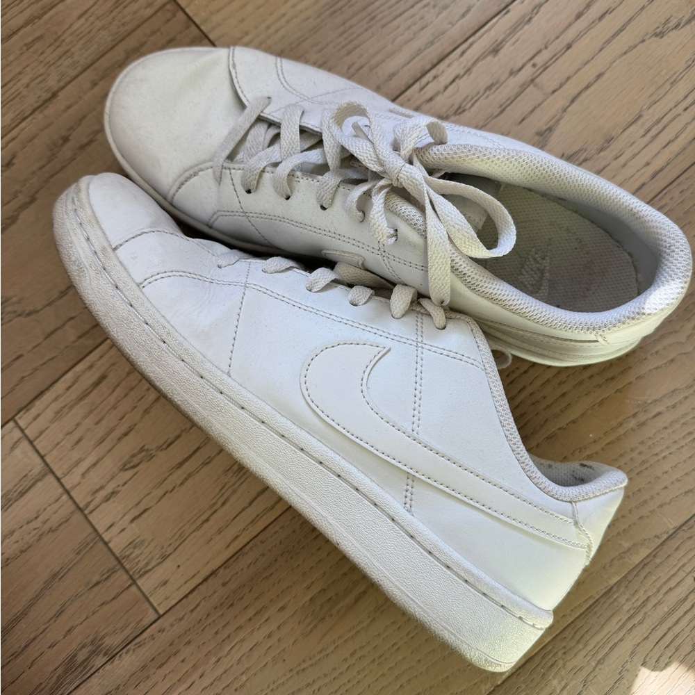 White Nike sneakers